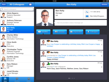 View people profile